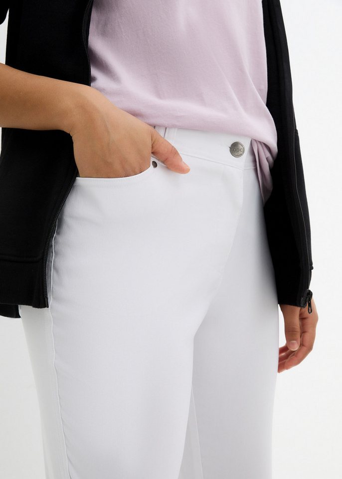 bonprix Stretch-Hose aus Polyester, Viskose und Elasthan, mit Bequembund, Regular Fit – Bild 3 von 5