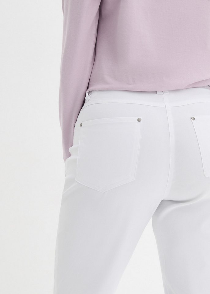 bonprix Stretch-Hose aus Polyester, Viskose und Elasthan, mit Bequembund, Regular Fit – Bild 4 von 5