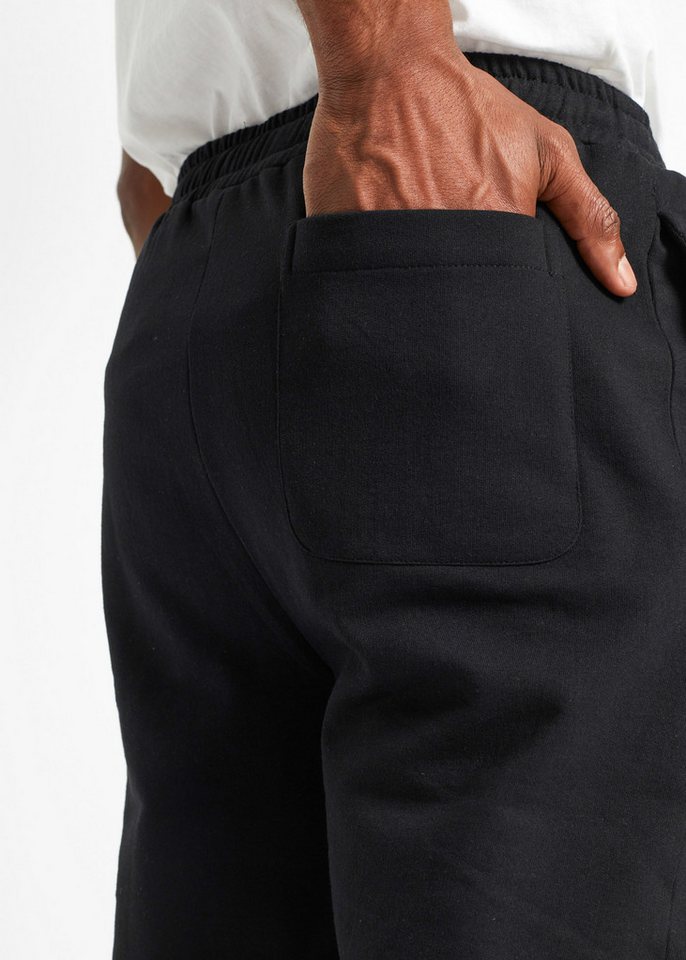 bonprix Sweatbermudas aus Baumwolle und Polyester, regular fit, casual Stil – Bild 3 von 5