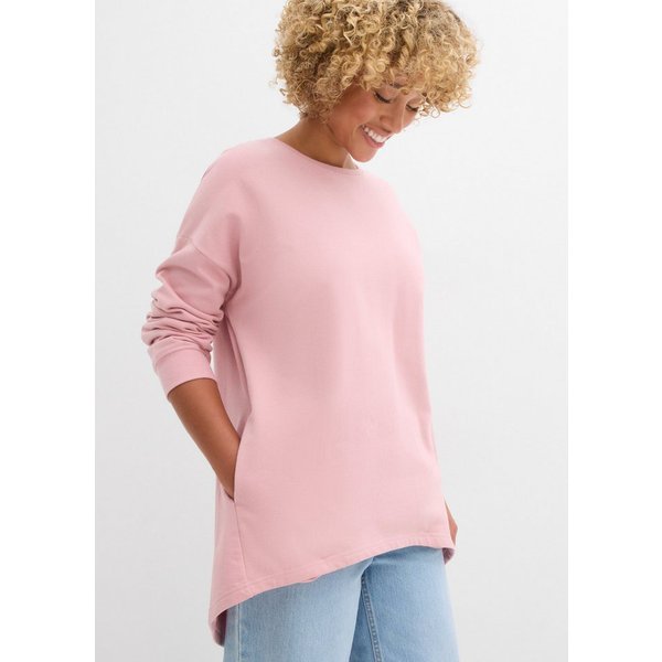 bonprix Sweatshirt Oversize-Passform, mit abgerundetem Saum