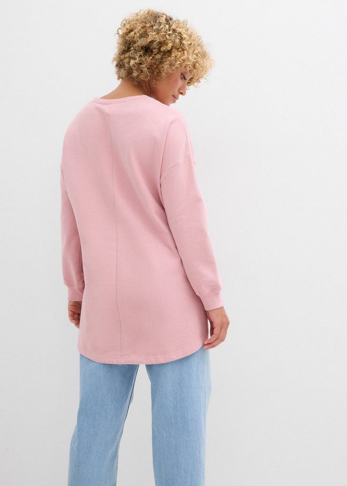 bonprix Sweatshirt Oversize-Passform, mit abgerundetem Saum – Bild 2 von 5