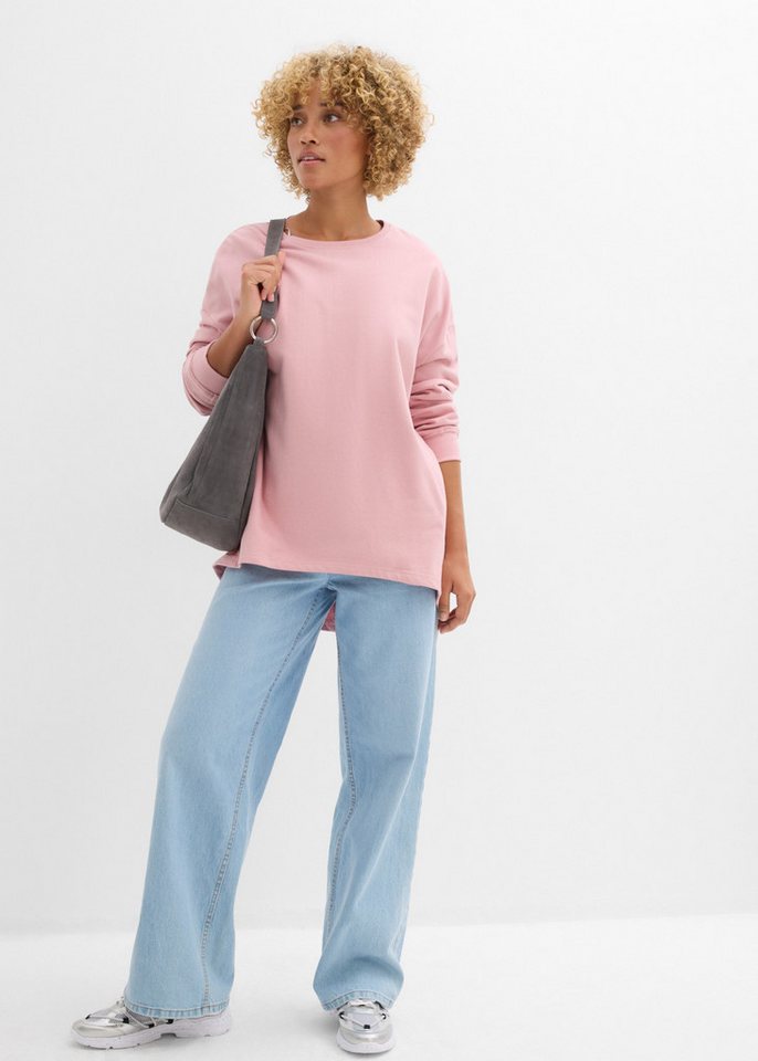 bonprix Sweatshirt Oversize-Passform, mit abgerundetem Saum – Bild 5 von 5
