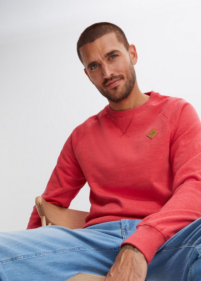 bonprix Sweatshirt (Packung, 2-tlg) Regular Fit, unifarben, aus Baumwolle und Polyester – Bild 2 von 5