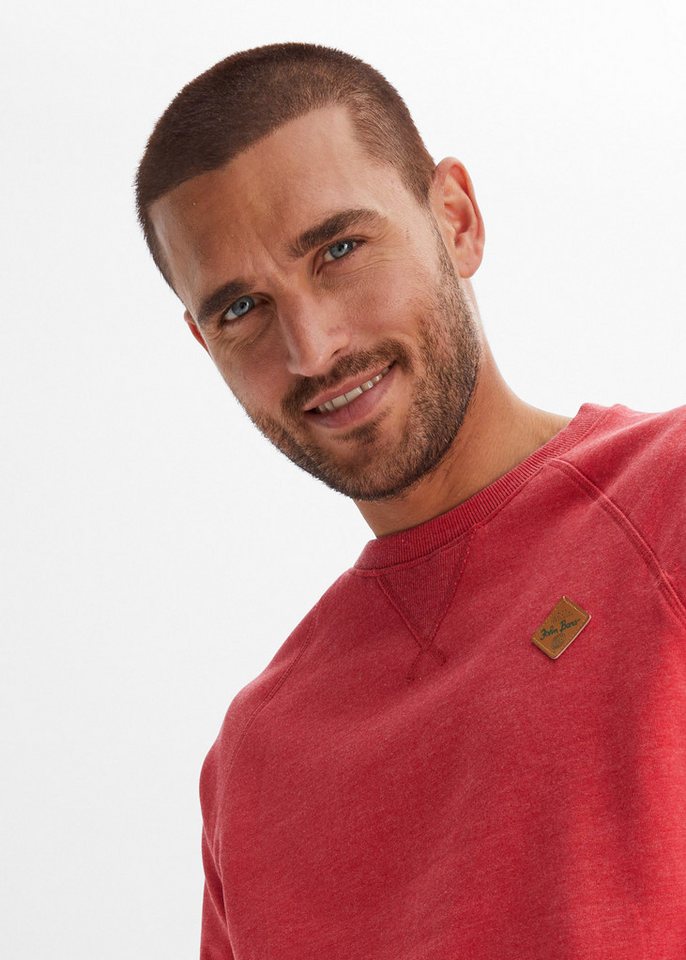 bonprix Sweatshirt (Packung, 2-tlg) Regular Fit, unifarben, aus Baumwolle und Polyester – Bild 4 von 5