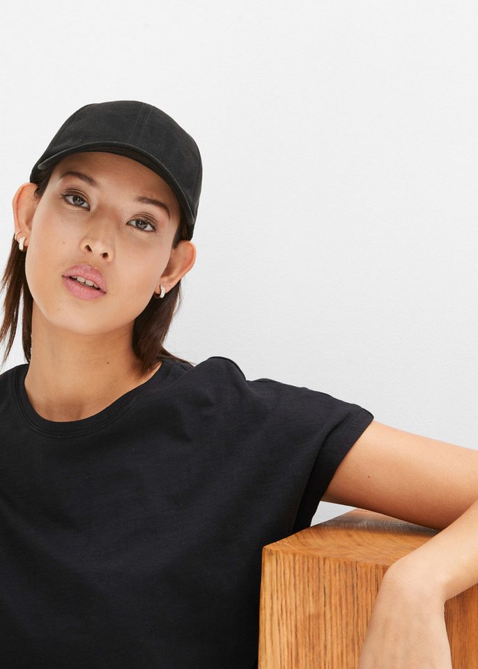 bonprix T-Shirt lässig geschnittene Passform, ärmellos, mit Knotendetail – Bild 4 von 5