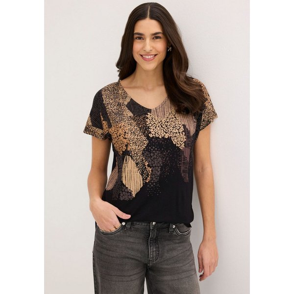 bonprix T-Shirt Oversize-Passform, überschnittene Schultern, Kurzarm, aus Viskose