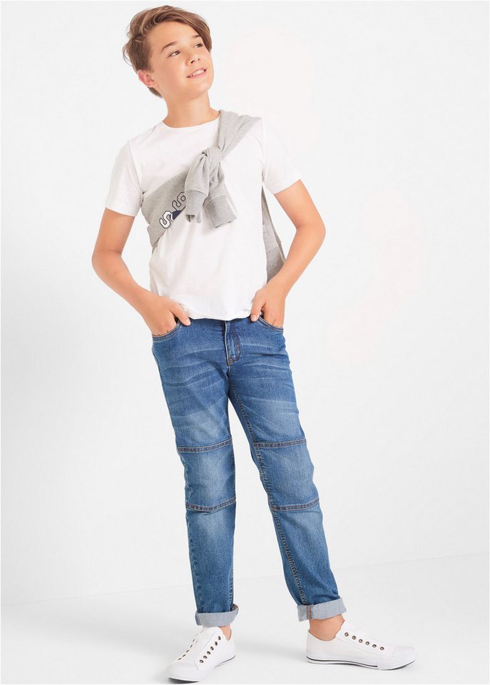 bonprix T-Shirt (Packung, 3-tlg) regular fit Passform, Kurzarm-Design, aus Baumwolle – Bild 5 von 5