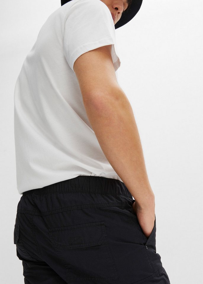 bonprix T-Shirt (Packung, 5-tlg., 5er) Regular Fit, Kurzarm, für warme Tage, aus Baumwolle und Viskose – Bild 4 von 5