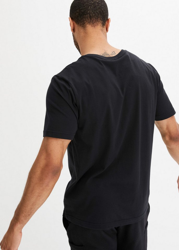 bonprix T-Shirt Regular Fit, mit Rundhalsausschnitt, aus reiner Baumwolle – Bild 2 von 5