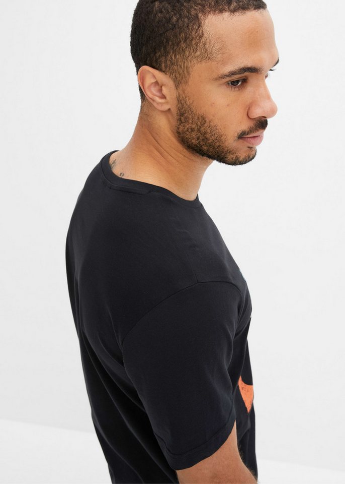 bonprix T-Shirt Regular Fit, mit Rundhalsausschnitt, aus reiner Baumwolle – Bild 4 von 5