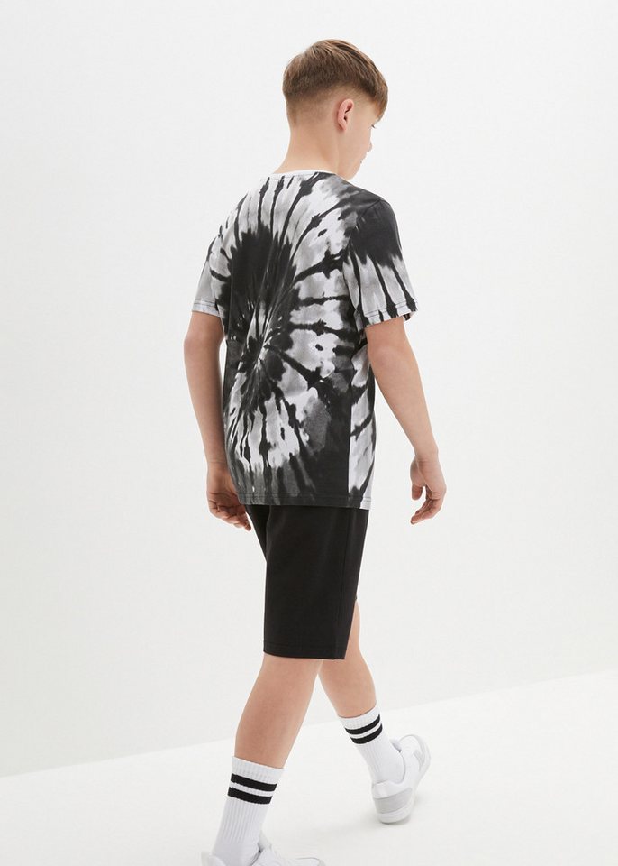 bonprix T-Shirt (Set, 2-tlg) Regular Fit, Kurzarm, aus Baumwolle, im 2-teiligen Set – Bild 4 von 5