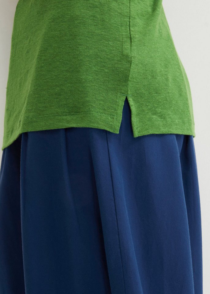 bonprix Tanktop aus Leinen, ärmelloses Design, strukturierte Oberfläche, atmungsaktiv – Bild 3 von 5