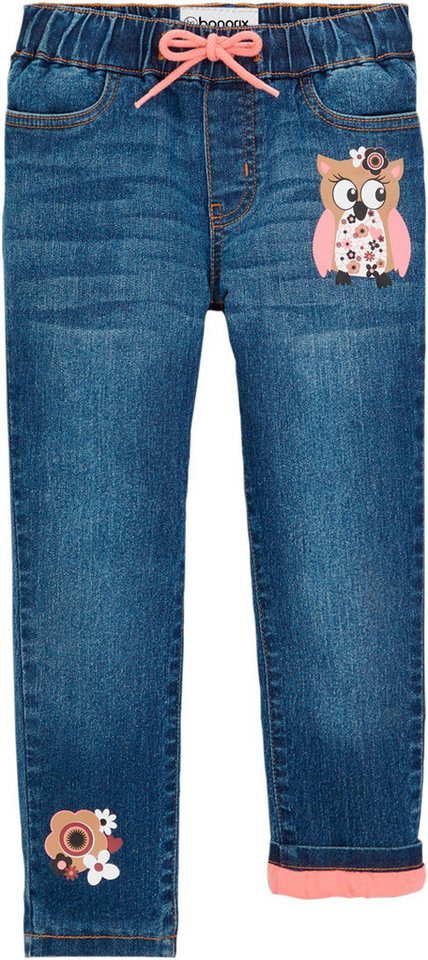 bonprix Thermojeans Regular Fit, Schlupfjeans mit Gummizug und Kordel, Baumwollfutter – Bild 4 von 5