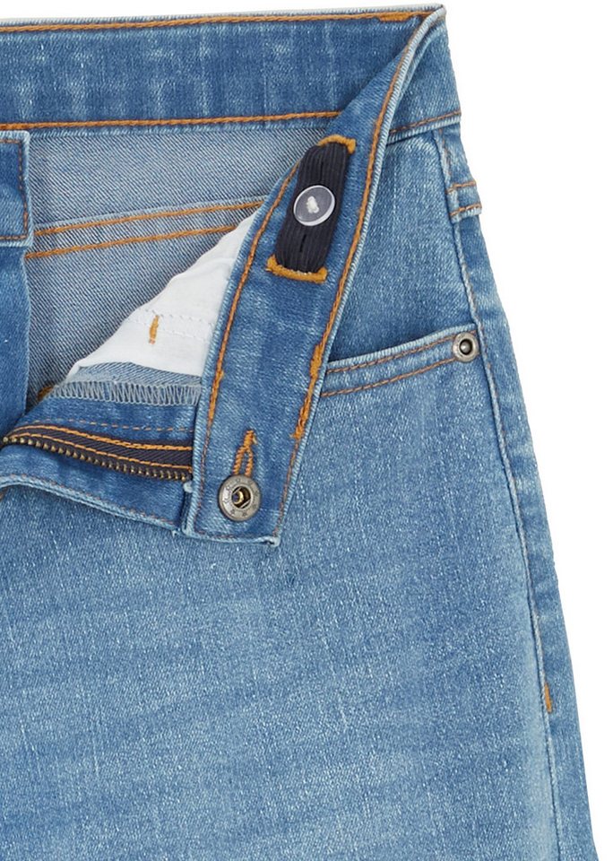 bonprix Weite Jeans Loose Fit, aus Baumwolle, Polyester und Elasthan, mit Used-Effekten – Bild 5 von 5