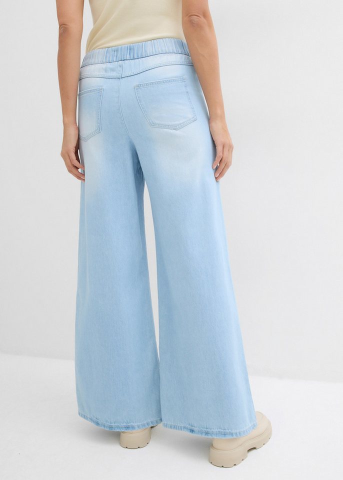 bonprix Weite Jeans mit Bequembund, lockere Passform im Loose Fit – Bild 2 von 5