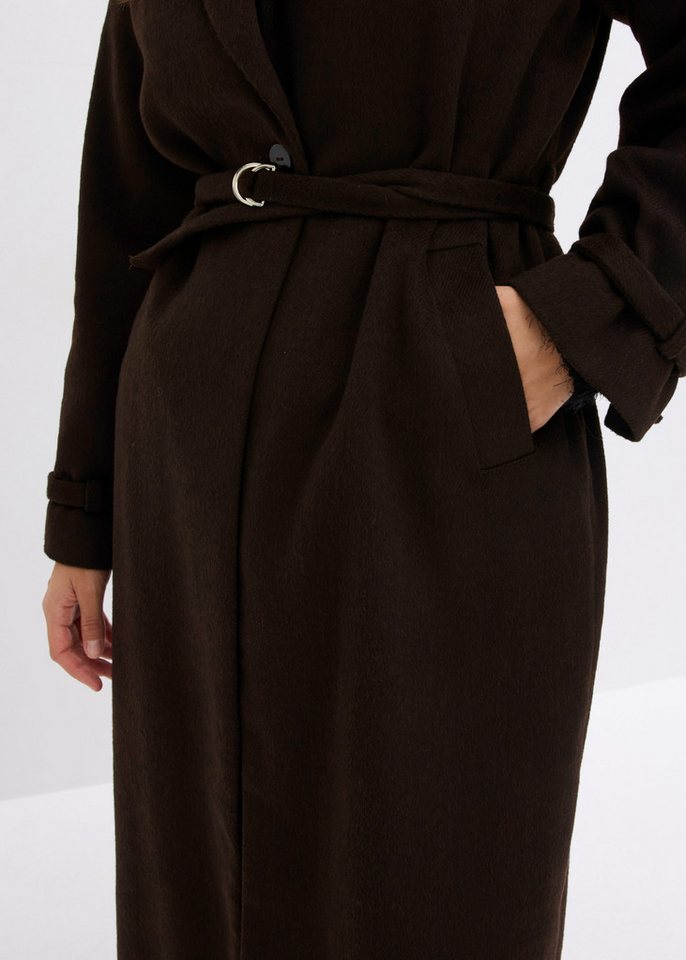 bonprix Wintermantel Oversize-Passform, mit Reverskragen, aus Polyester – Bild 2 von 5