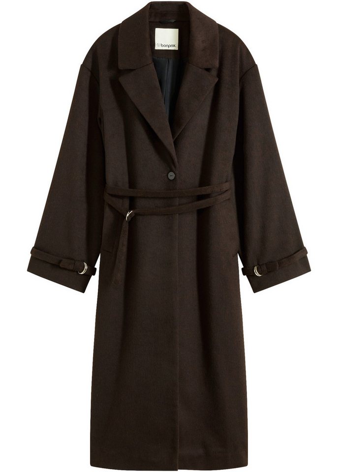 bonprix Wintermantel Oversize-Passform, mit Reverskragen, aus Polyester – Bild 5 von 5