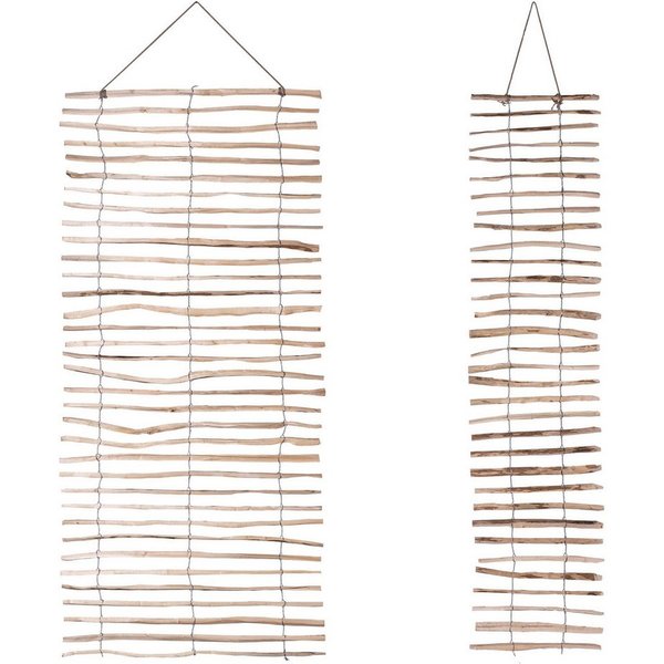 BooGardi Rankhilfe Leiter Holz, 1 St., 50 x 200cm 3-5cm, Kletterhilfe Wandspalier Efeu Rankgitter Pflanzhilfe Balkon Garten