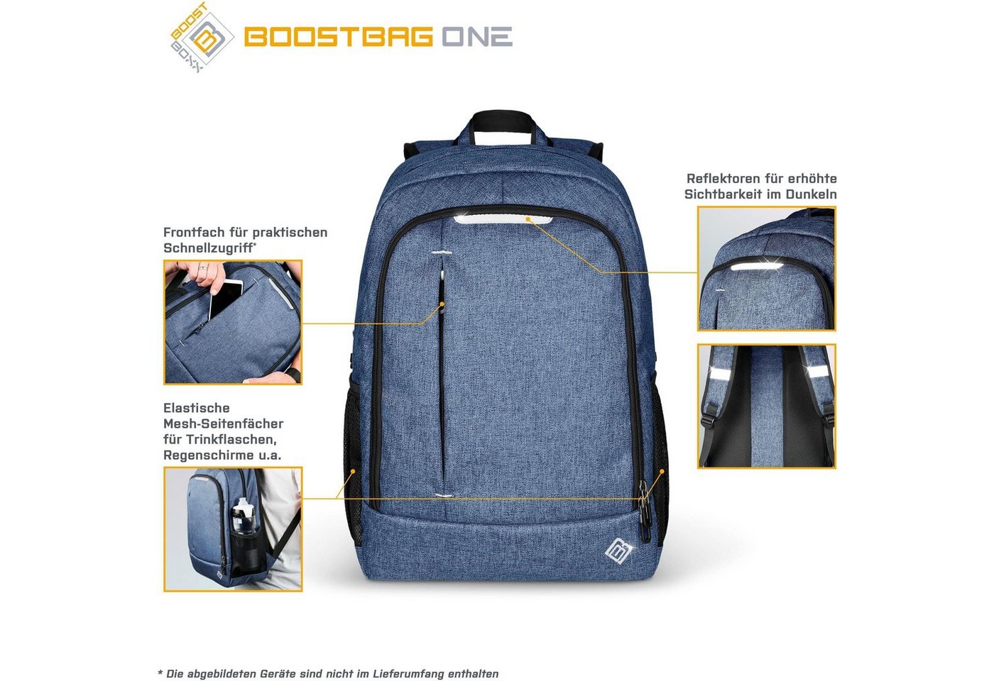 BoostBoxx Laptoprucksack Boostbag One Cityrucksack – Bild 2 von 5