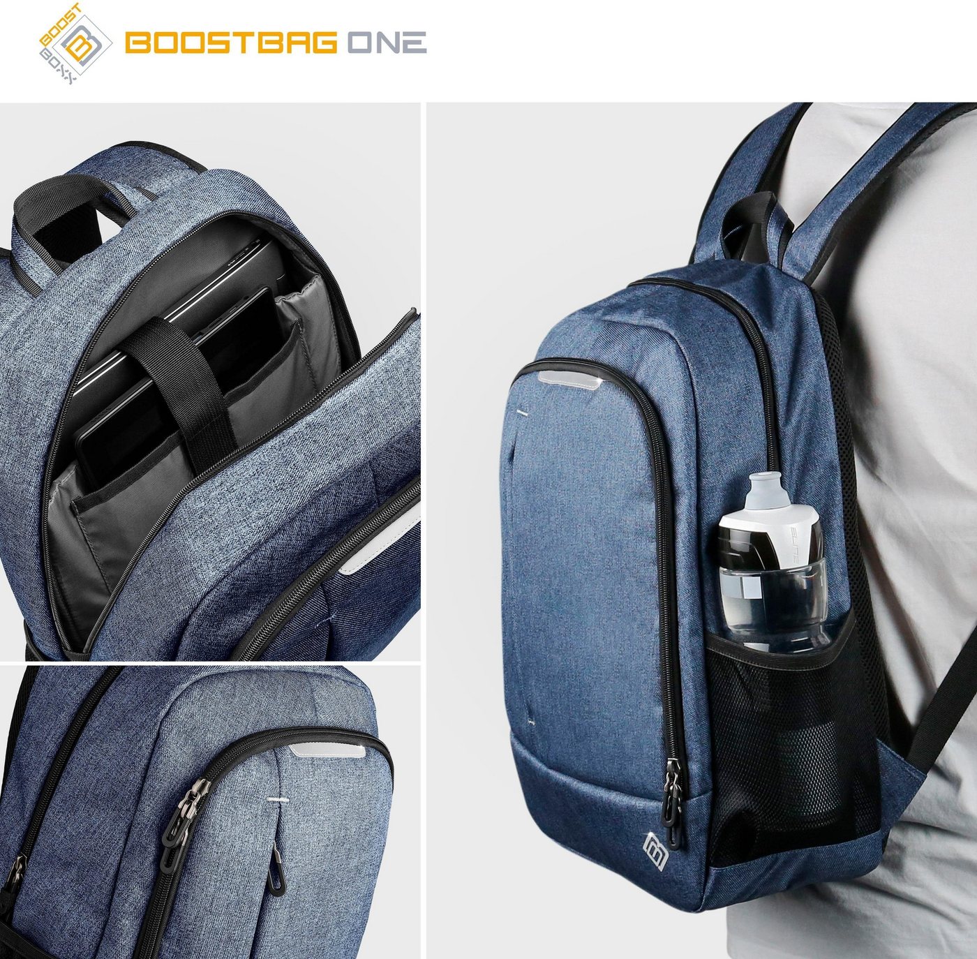 BoostBoxx Laptoprucksack Boostbag One Cityrucksack – Bild 5 von 5