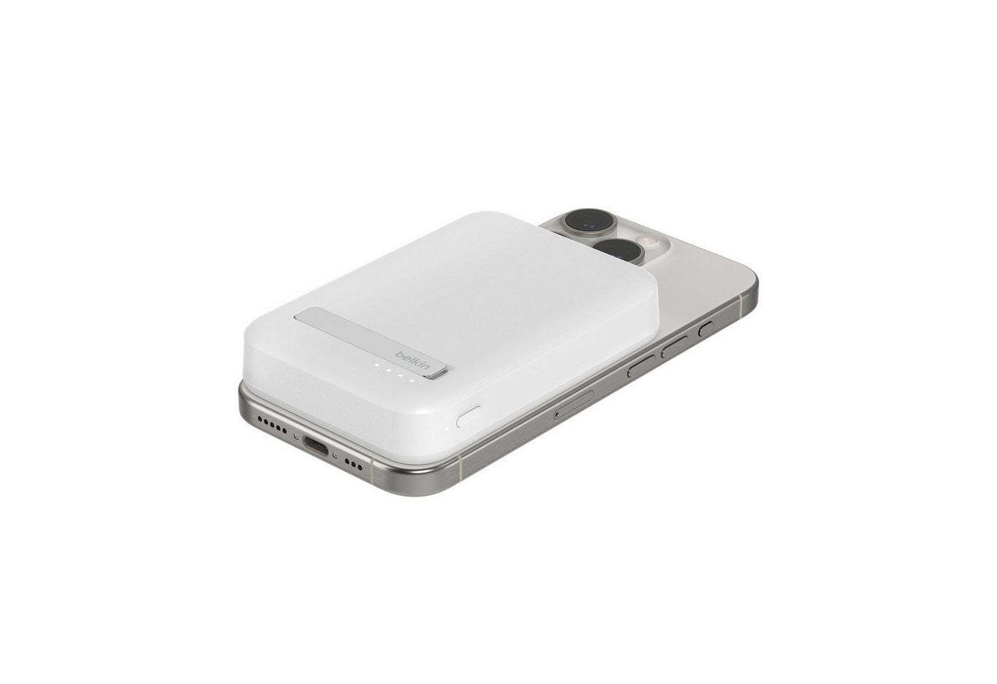 Belkin BoostCharge Pro Qi2 8K Powerbank Belkin BoostCharge Pro Magnetische Powerbank Qi2 8K, magnetisch, kompatibel mit MagSafe – Bild 5 von 5