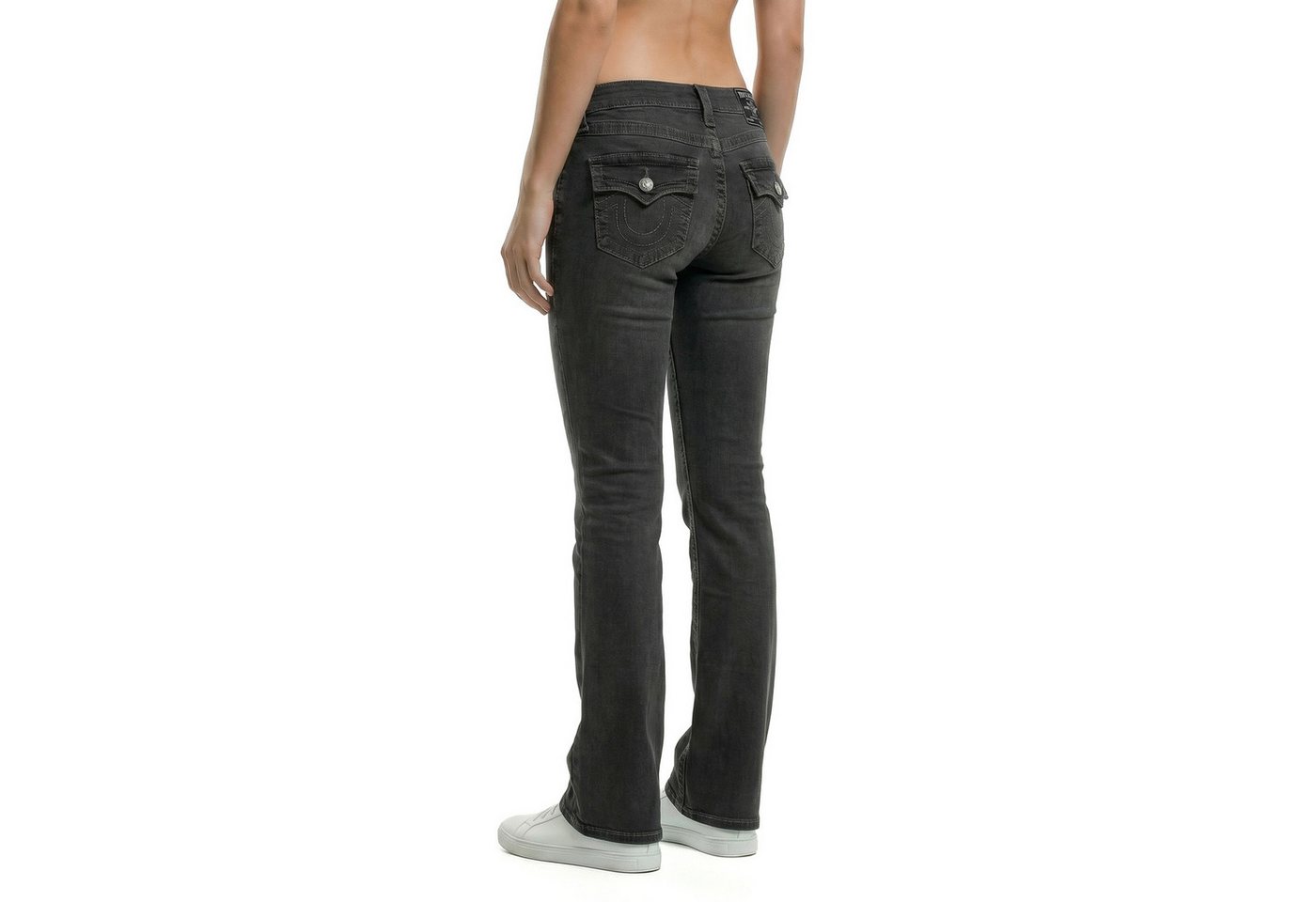 True Religion Bootcut-Jeans Jeans True Religion Becca MR Boot Flap – Bild 4 von 4