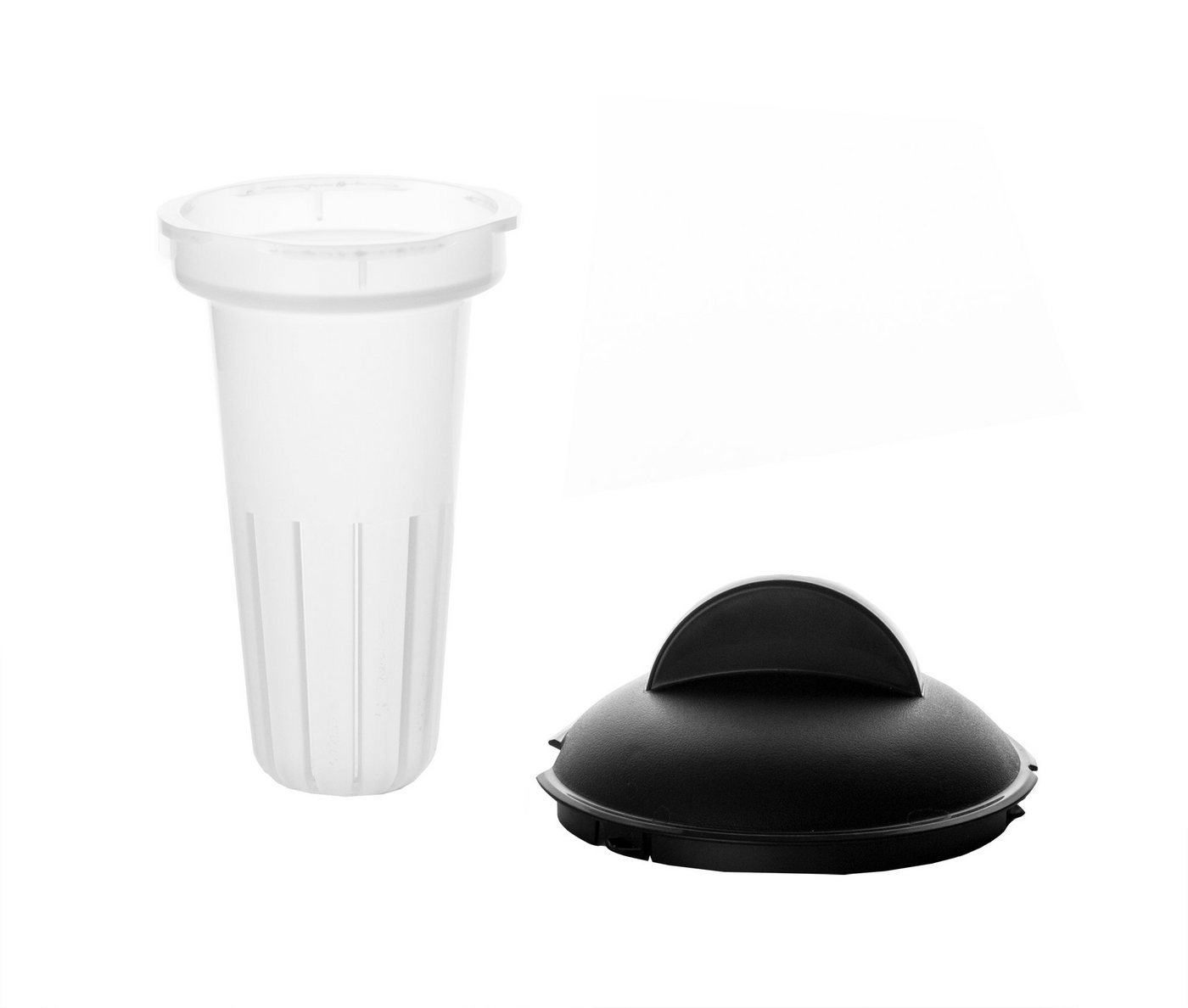 Boral Kanne aus Glas 1,8L groß mit Teesieb Filter Siebeinsatz Mikrowellenkanne, 1.8 l, (Set, 3-St., Kanne + Teesieb + Deckel), Boral Glas, Spülmaschinen Fest, L – Bild 2 von 2