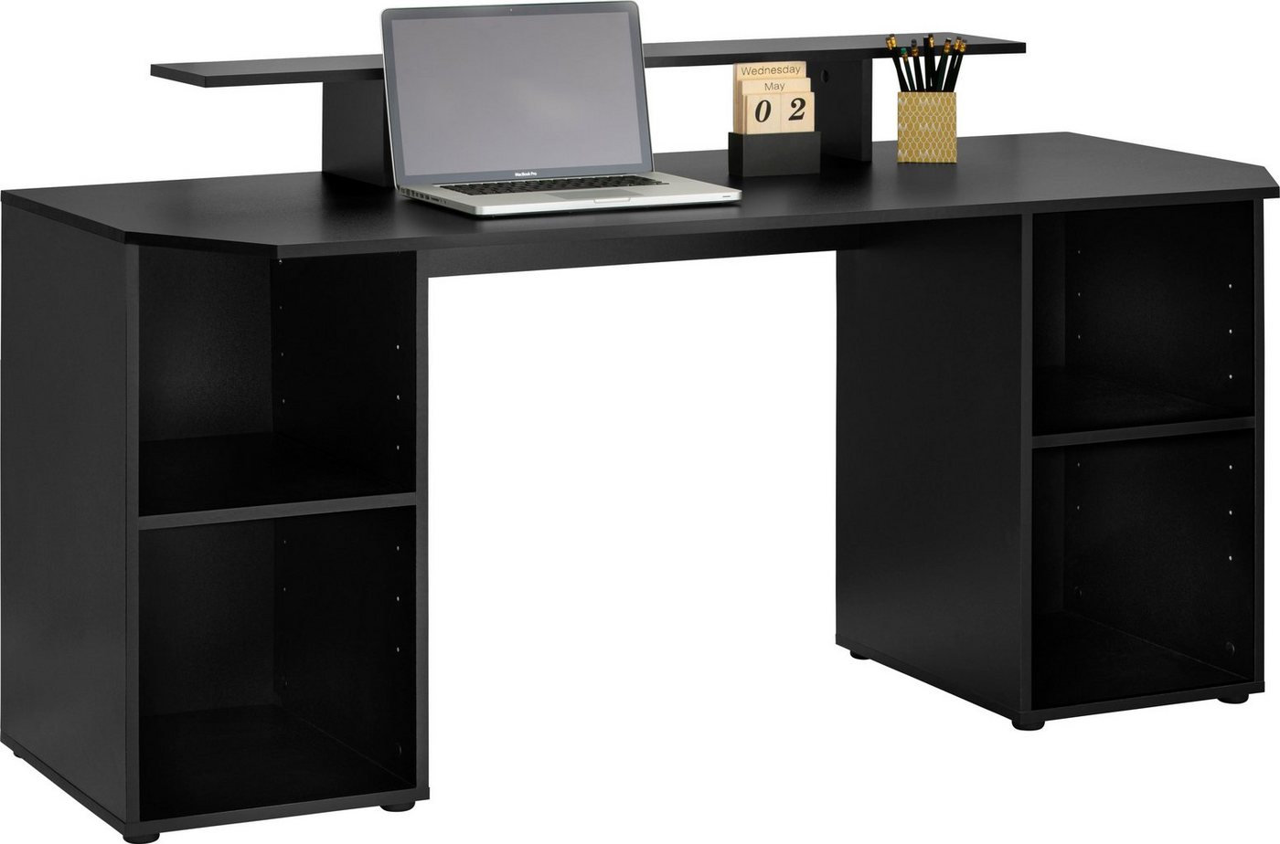 borchardt Möbel Gamingtisch Tippy, Breite 160 cm, Schreibtisch mit viel Stauraum – Bild 4 von 5