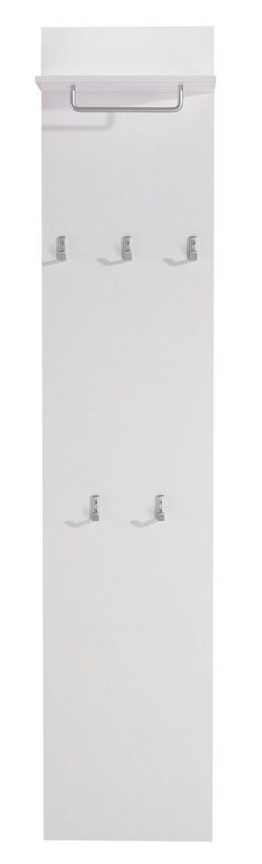 borchardt Möbel Garderobenpaneel Rena, Wandgarderobe 160 cm, 5 Haken, Kleiderstange, Hutablage – Bild 2 von 5