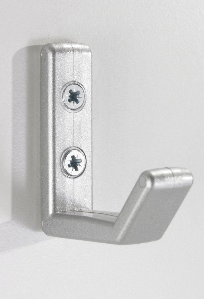 borchardt Möbel Garderobenpaneel Rena, Wandgarderobe 160 cm, 5 Haken, Kleiderstange, Hutablage – Bild 5 von 5