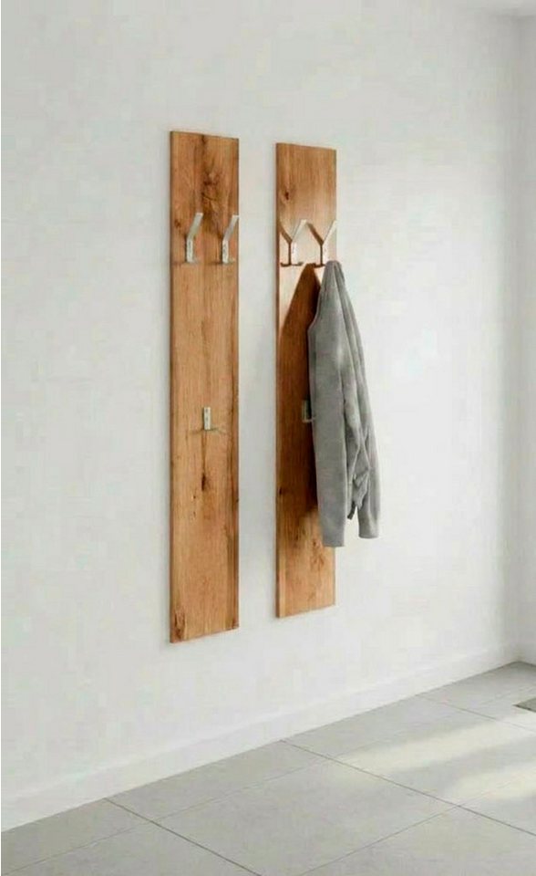 borchardt Möbel Garderobenpaneel Vaasa, platzsparende Wandgarderobe mit 6 Kleiderhaken (2 St), 2 Stück – Bild 4 von 5