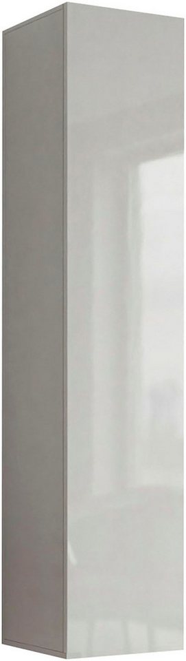 borchardt Möbel Hängeschrank Toledo, Höhe 140cm, Tür links oder rechts montierbar Breite 32cm, Push-to-open, Verstellbare Einlegeböden – Bild 2 von 5