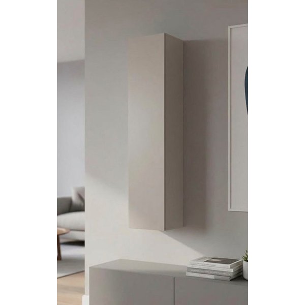borchardt Möbel Hängeschrank Toledo, Höhe 140cm, Tür links oder rechts montierbar Breite 32cm, Push-to-open, Verstellbare Einlegeböden