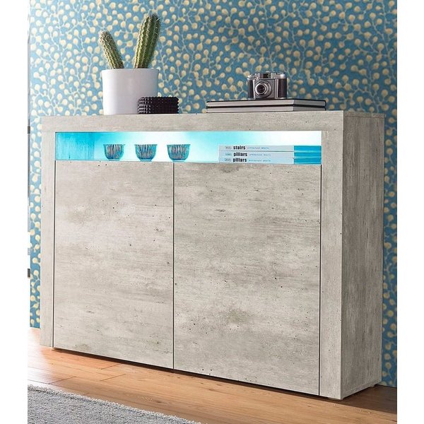 borchardt Möbel Highboard Santa Fé, Kommode mit moderner Rahmenoptik, Breite 107 cm, Breite 107 cm