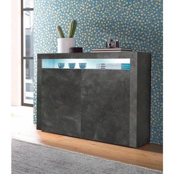 borchardt Möbel Highboard Santa Fé, Kommode mit moderner Rahmenoptik, Breite 107 cm, Breite 107 cm