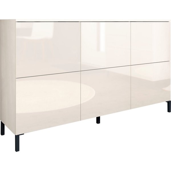 borchardt Möbel Kommode Haama, Sideboard mit Metallfüßen, Push-to-open-Technik, Breite 139 cm, Breite 139 cm