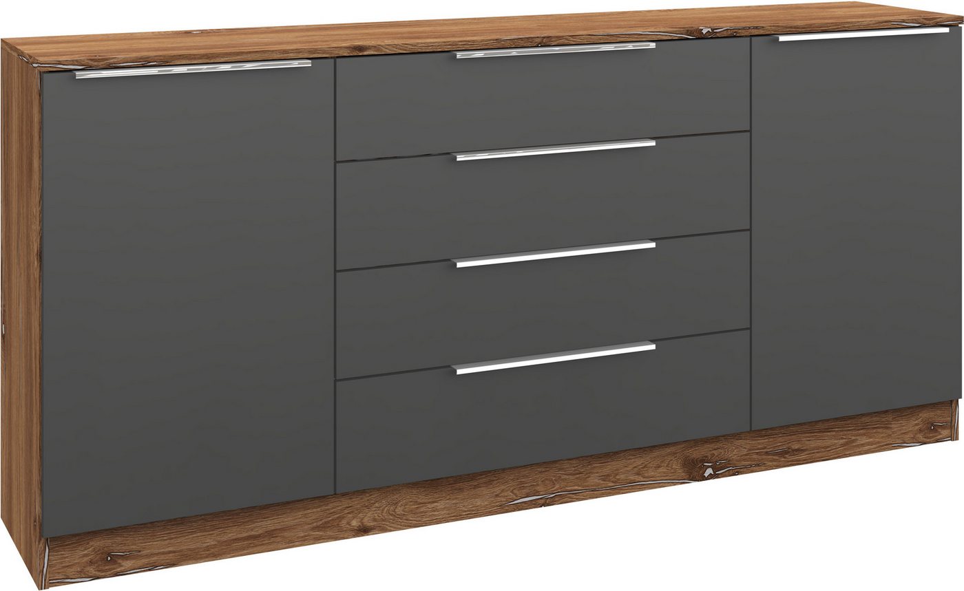 borchardt Möbel Kommode Oliva, Kommode mit Metallgriffen, Breite 166 cm, mit 4 Schubkästen – Bild 2 von 5