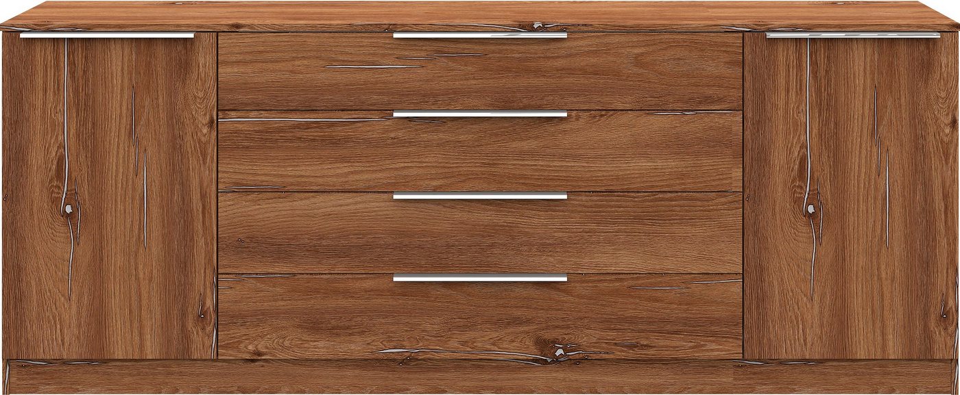 borchardt Möbel Kommode Oliva, Kommode mit Metallgriffen, Breite 200 cm, mit 4 Schubkästen – Bild 3 von 5