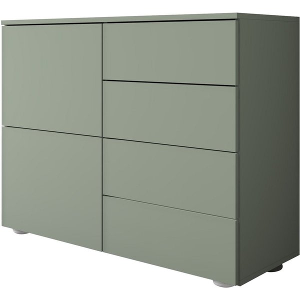 borchardt Möbel Kommode Rova, Sideboard Breite 93 cm, Push-To-Open, verstellbare Einlegeböden, viel Stauraum, Breite 93cm