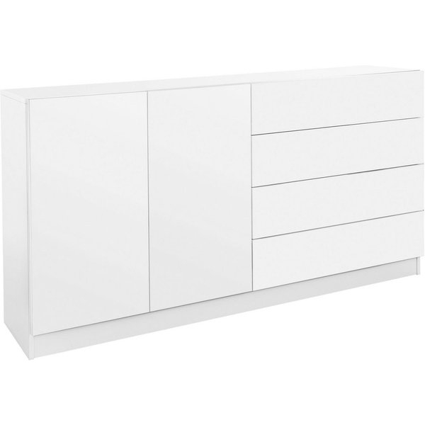 borchardt Möbel Kommode Vaasa, Breite 152cm, Höhe 79cm, grifflos, Sideboard Breite 152 cm, Höhe 79 cm, mit Push-to-open-Funktion