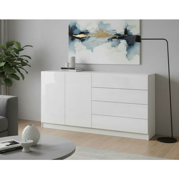 borchardt Möbel Kommode Vaasa, Breite 152cm, Höhe 79cm, grifflos, Breite 152 cm