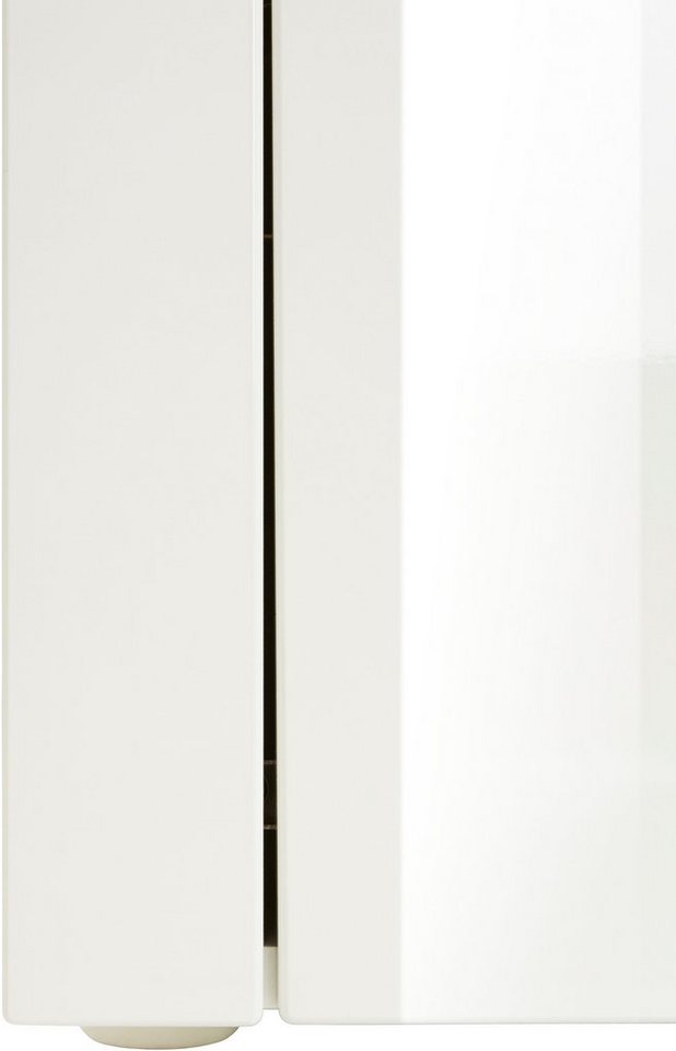 borchardt Möbel Lowboard Santa Fé, TV-Schrank 200 cm breit, Mit Push-to-open-Funktion, 3 Türen, 3 Glasböden und 6 offenen Fächern – Bild 5 von 5