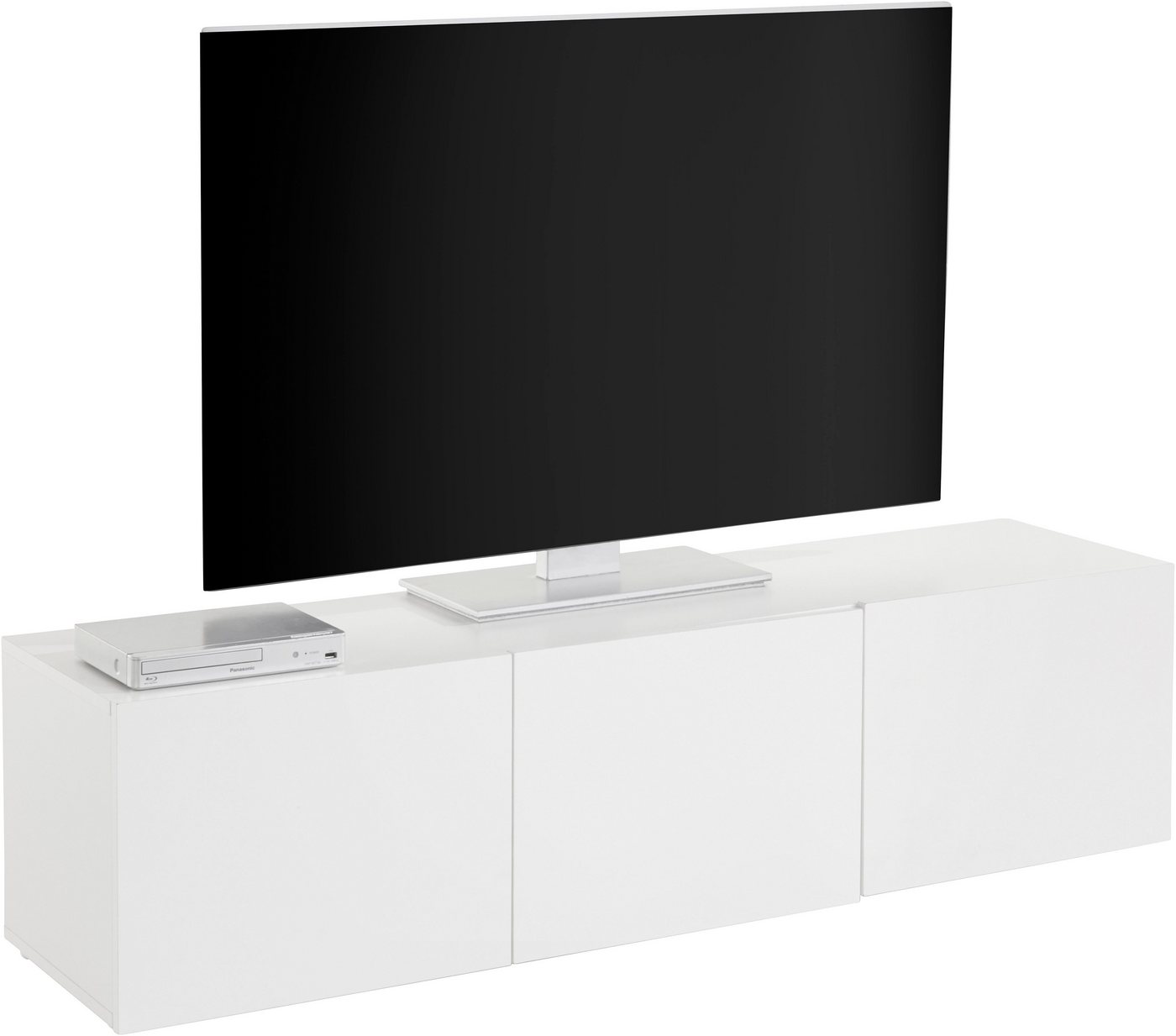 borchardt Möbel Lowboard Sophia, TV-Schrank mit 3 Türen, hängend oder stehend, Modernes TV-Board, Breite 139 cm, 3-türig – Bild 2 von 5