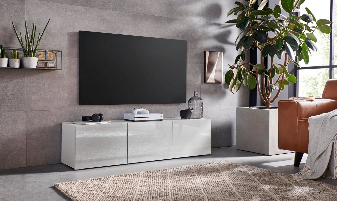 borchardt Möbel Lowboard Sophia, TV-Schrank mit 3 Türen, hängend oder stehend, Modernes TV-Board, Breite 139 cm, 3-türig – Bild 5 von 5