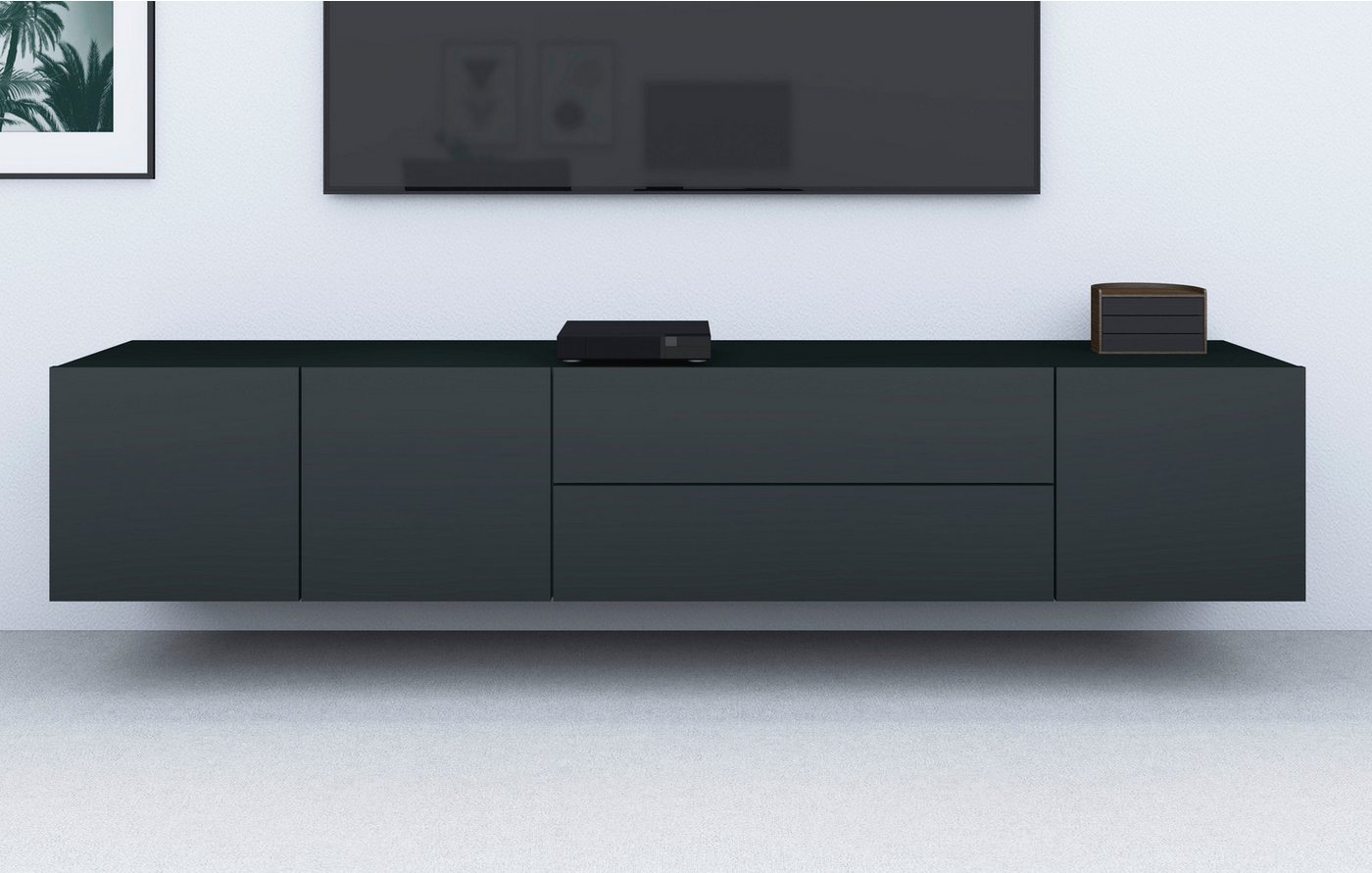 borchardt Möbel Lowboard Sophia, TV-Schrank Breite 190 cm, Breite 190 cm, hängend montierbar – Bild 3 von 5