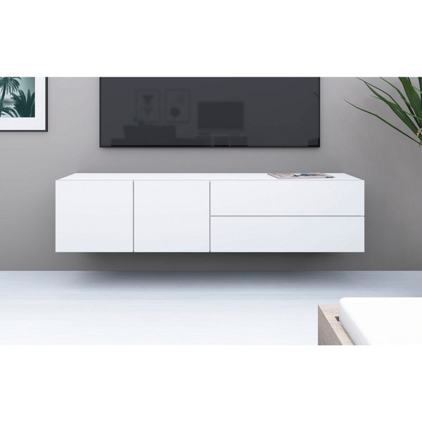 borchardt Möbel Lowboard Sophia, TV-Schrank Breite 152 cm, 2 Türen und 2 Schubkästen, hängende Montage