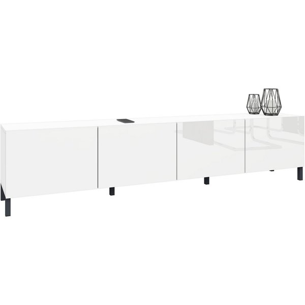 borchardt Möbel Lowboard Sophia, TV-Schrank mit Metallfüßen, Metallfüße, grifflose Optik