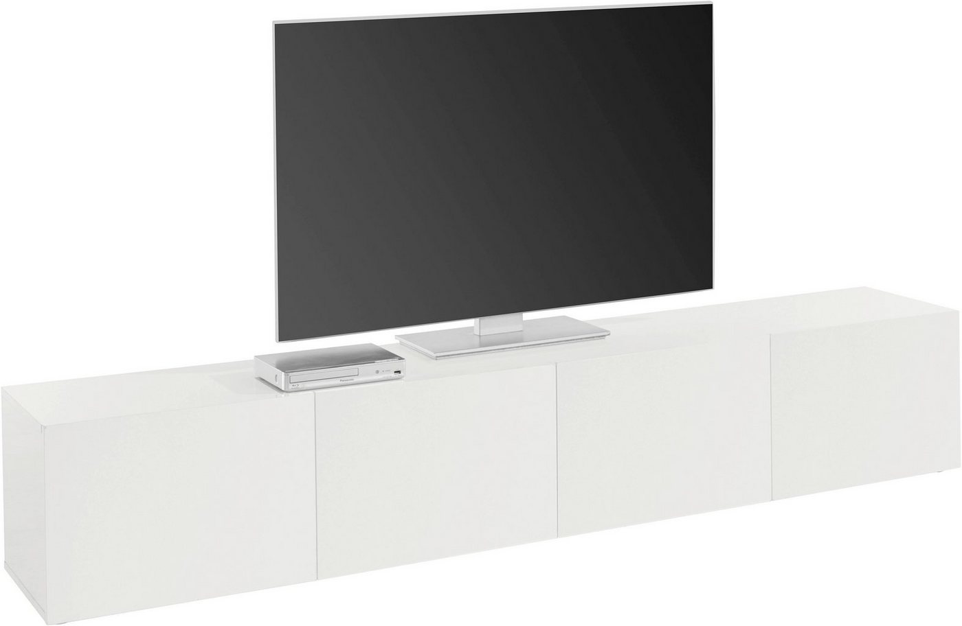borchardt Möbel Lowboard Sophia, TV-Schrank mit 4 Türen, hängend oder stehend, Breite 200 cm, 4-türig, Modernes Design made in Germany – Bild 2 von 5