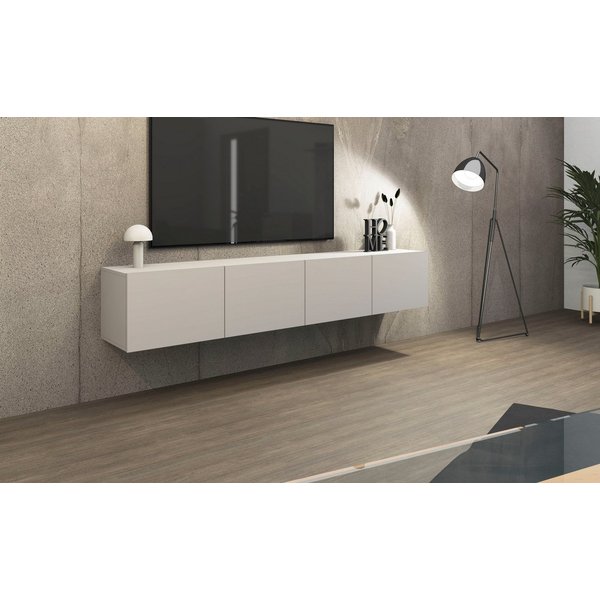 borchardt Möbel Lowboard Sophia, TV-Schrank mit 4 Türen, hängend oder stehend, Breite 200 cm mit 4 Türen, stehend und hängend