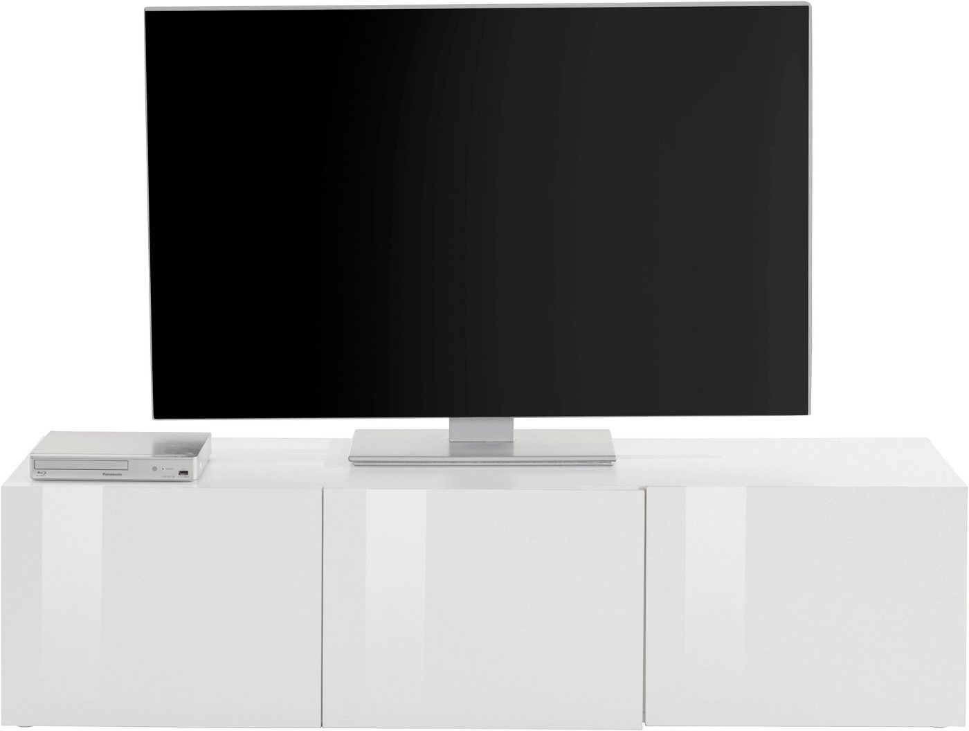 borchardt Möbel Lowboard Sophia, TV-Schrank mit 3 Türen, hängend oder stehend, Breite 139 cm mit 3 Türen, stehend und hängend – Bild 3 von 5